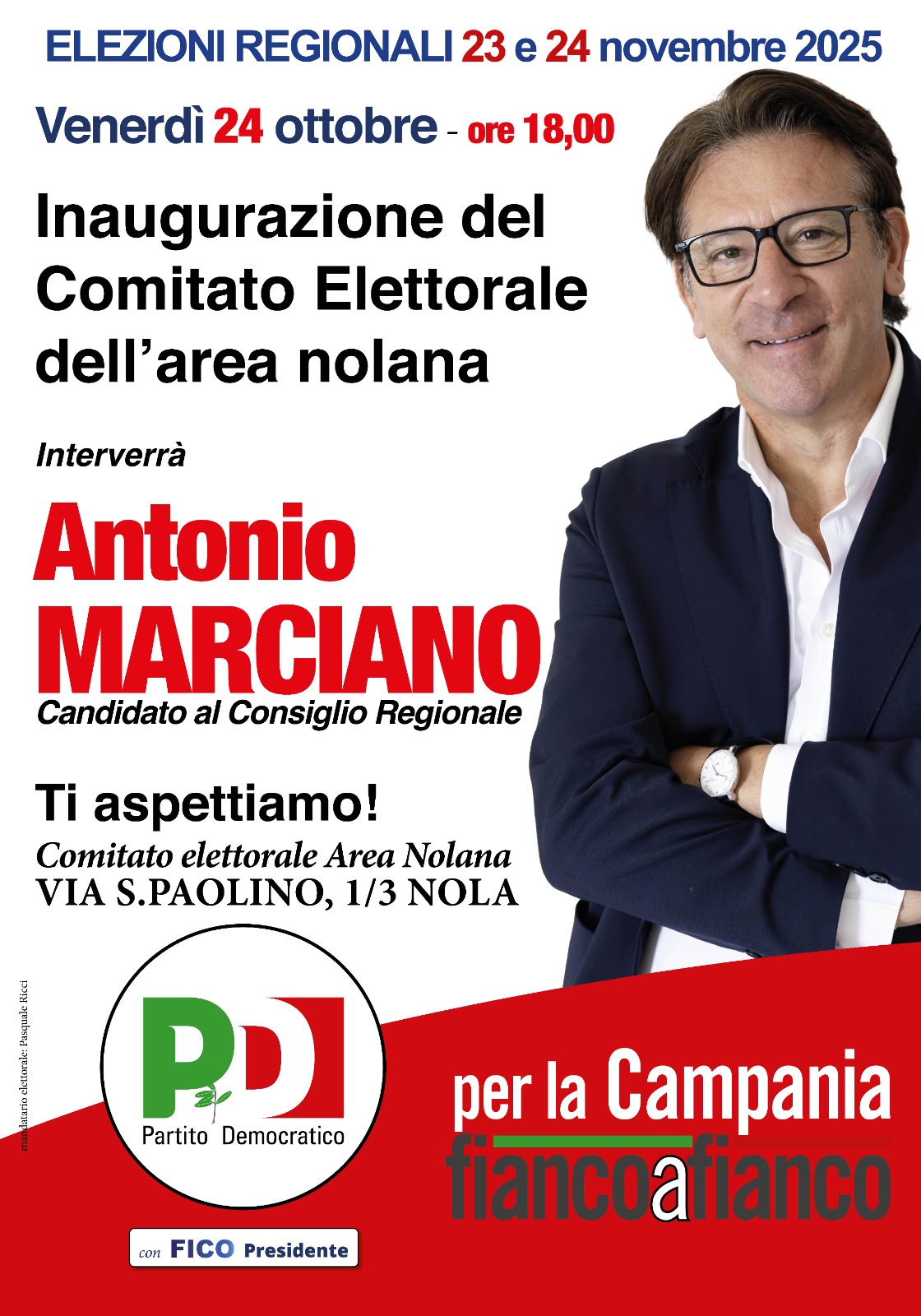 Inaugurazione del Comitato Elettorale dell’area nolana