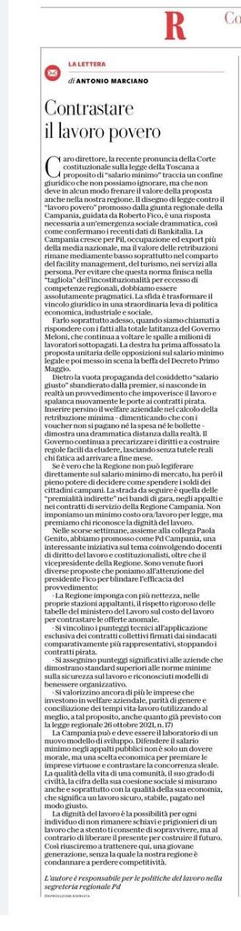 lavoro dignita